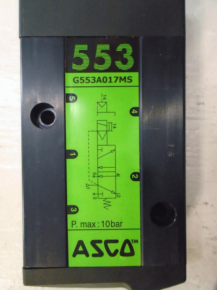 ASCO 553 Solenoid Spool Valve G553A017MS